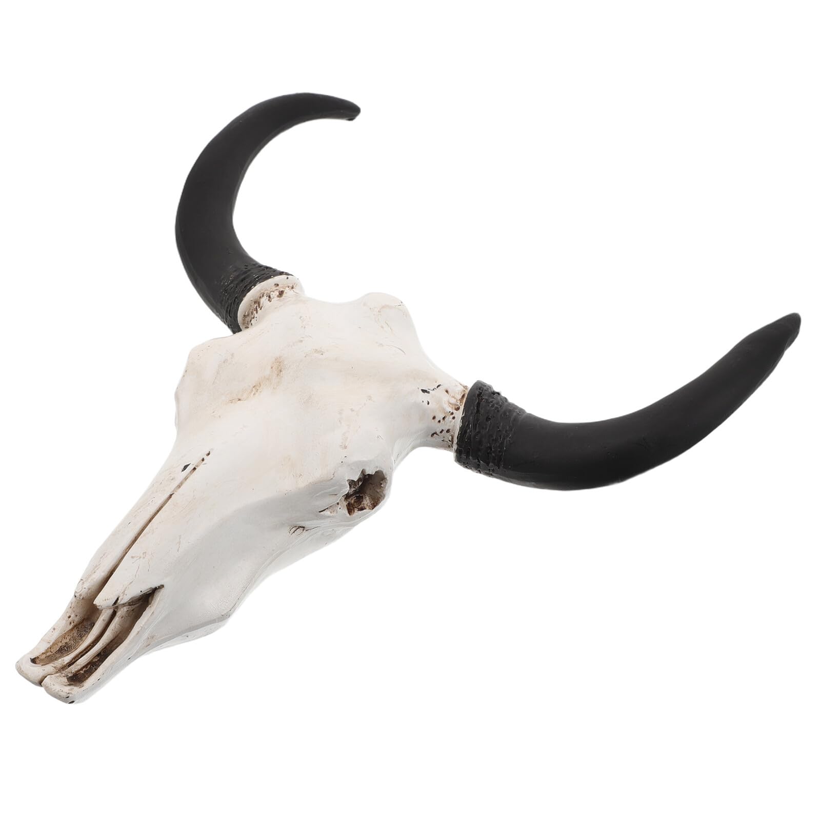 DECHOUS Decorazione da Parete Teschio di Capra in Resina Scolpita Ornamento Gotico Spettrale per Halloween Decorazione Rustica da Parete Stile Baita per Casa Bar e Feste