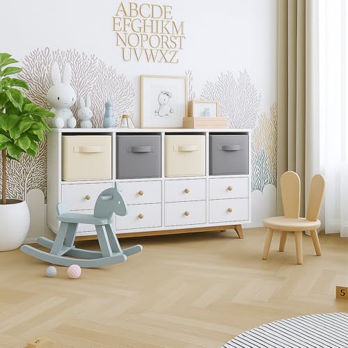 Pinkgarden Aufbewahrungsboxen, Zusammenklappbarer Stoffwürfel-Organisator mit Griffen, für Haus, Kinderzimmer… – Ansicht 6