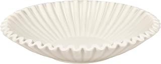 CSjihua Beige Resin Decorative Bowl - Elegant Modern Key Jewelry Holder, Coffee Table Centerpiece for Living Room Home Decor