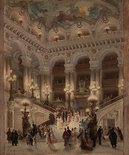 ArtDirect The Opera Staircase (1877) 16x19 UnFramed Museum Art Print