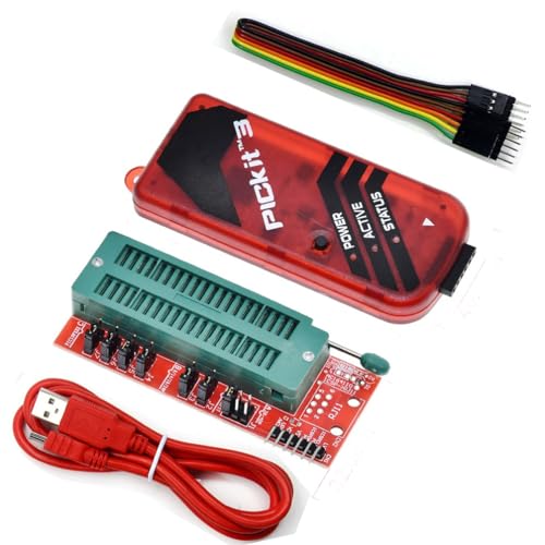 PICkit3 Programador Offline Programación PICKIT3 PIC Kit3 PIC Microcontrolador Chip Monopoly+PIC Programador Adaptador Asiento (PICKIT3 con quemador)