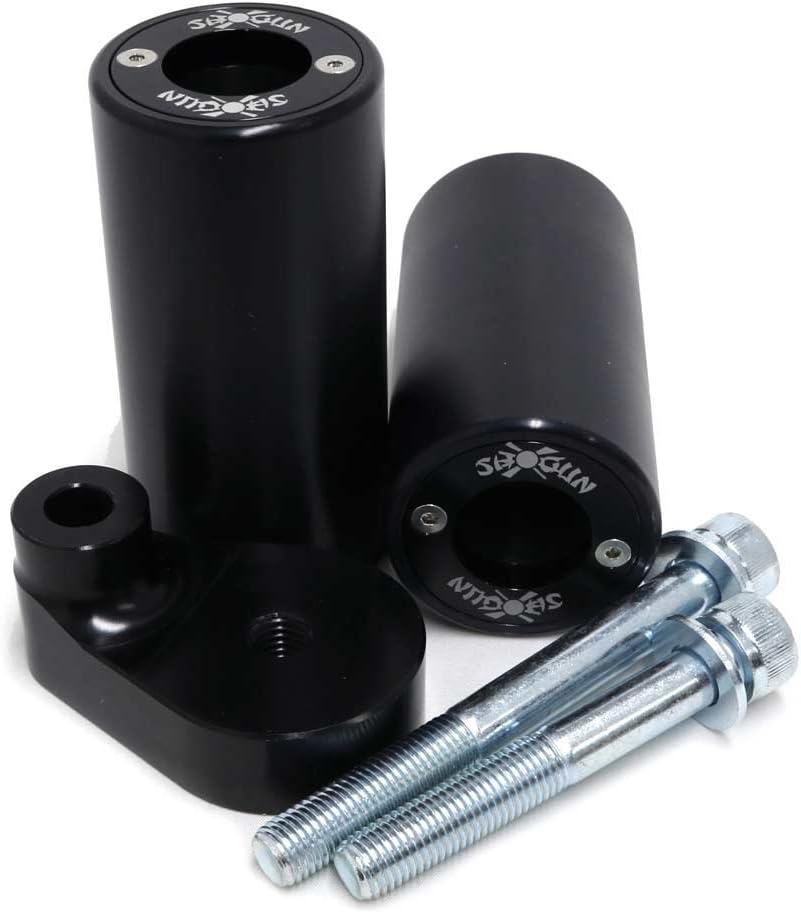 Shogun Yam YZF-R6 R6 2008 2009 2010 2011 2012 2013 2014 2015 2016 Black PA2 No Cut Frame Sliders Fits ABS & NON ABS Models - 715-6349 - MADE IN THE USA