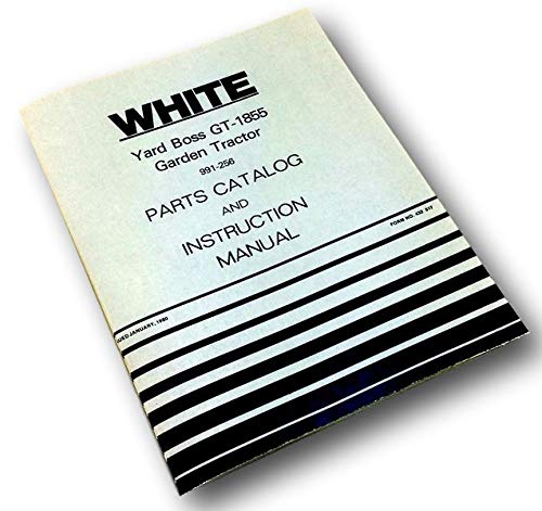 Amazon.com: White Yard Boss Gt-1855 Garden Tractor Parts Catalog