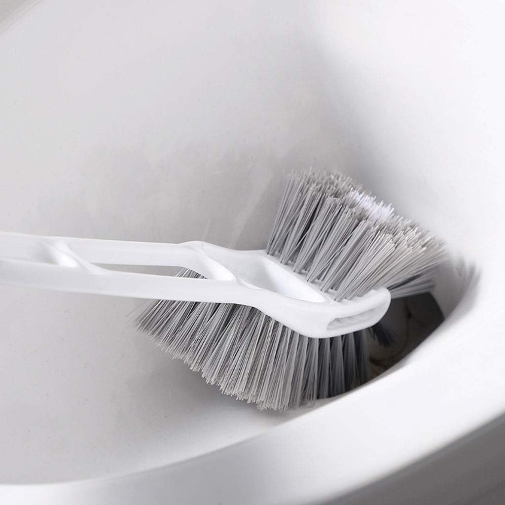 Plastic Hollow Design Toilet Brush, Brushes Both Sides Can Effectively Clean All Dead Corners in The Bathroom