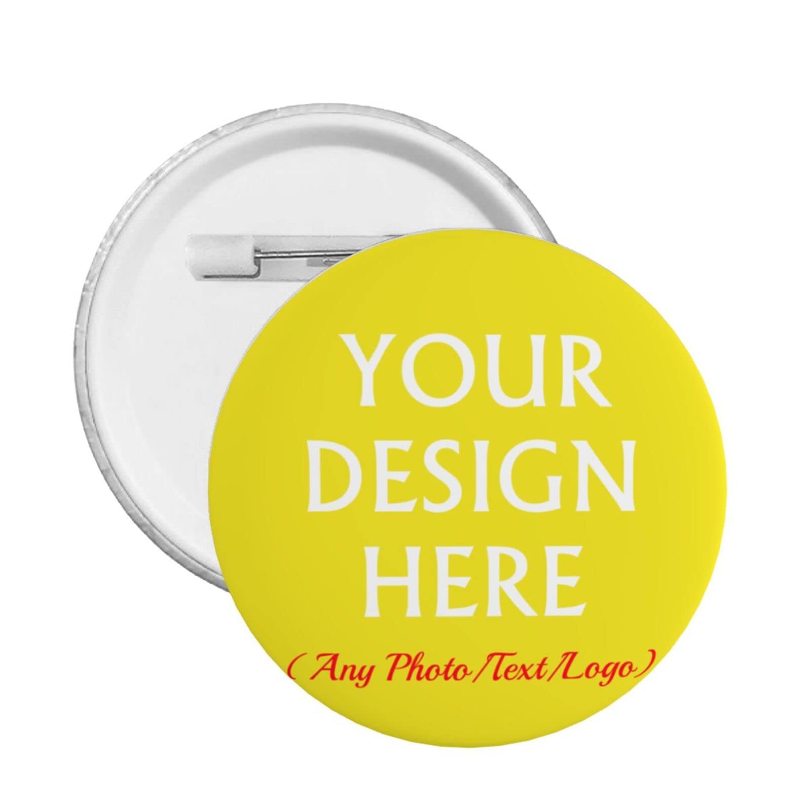 Alfileres personalizados Diseñe sus propios alfileres de solapa Alfileres personalizados con su propia imagen Logotipo de texto Regalos de recuerdo