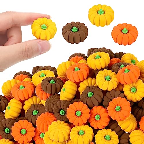 Chuangdi 75 Pcs Fall Pumpkin 3D Erasers, Cute Thanksgiving Erasers Bulk - image 1