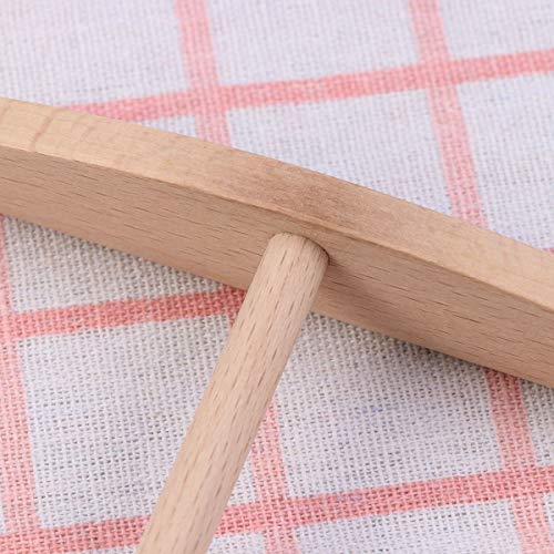 Bestonzon 2 peças de crepe de massa para panqueca de crepe de madeira, distribuidor de massa, panela