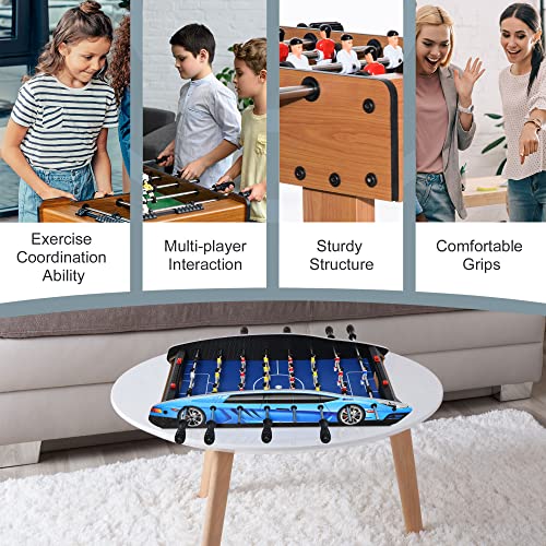 Compact Foosball Fun Table - Image 6