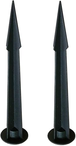 Uonlytech Estaca de aluminio del reemplazo del metal de la estaca 2PCS 689.0 ft m de la iluminación del paisaje del pico de tierra