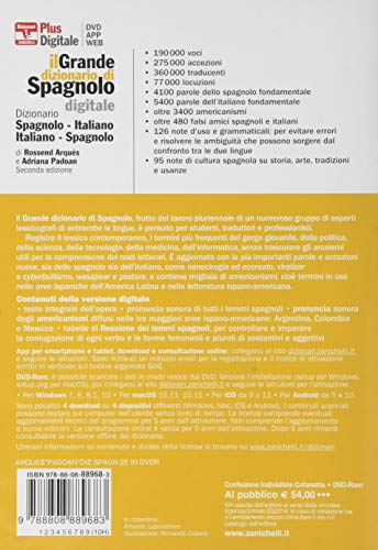 Il Grande Dizionario Di Spagnolo. Dizionario Spagnolo-Italiano, Italiano-EspañOl. DVD-ROM. Con Contenuto Digitale (Fornito Elettronicamente) - 2