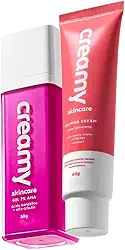Kit Creamy Ácido Mandélico Gel Antiacne e Calming Cream Hidratante Facial (2 produtos)
