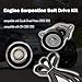 Engine Serpentine Belt Drive Kit with Tensioner and Idler Pulley Compatible with Suzuki Grand Vitara 2009-2013 2.4L L4 for SX4 2010-2013 2.4L L4 Replace 1754054L00 36323 6PK2045