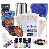 【Regalos interesantes y creativos】 El juego de velas es adecuado para familias hechas a mano, lo que le permite a usted o sus hijos hacer velas de bricolaje, que se empaquetan en cajas exquisitas, adecuadas para regalos de cumpleaños o regalos de cumpleaños. Navidad y regalos perfectos.