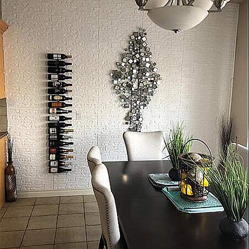 3D Brick Textured Pattern Wall Panels Wallpaper Self-Adhesive PE Foam Waterproof Modern Style for Living Room Bedroom Kitchen Wall Covering Background Decoration (12PCS, White) by NHSUNRAY - Image 7