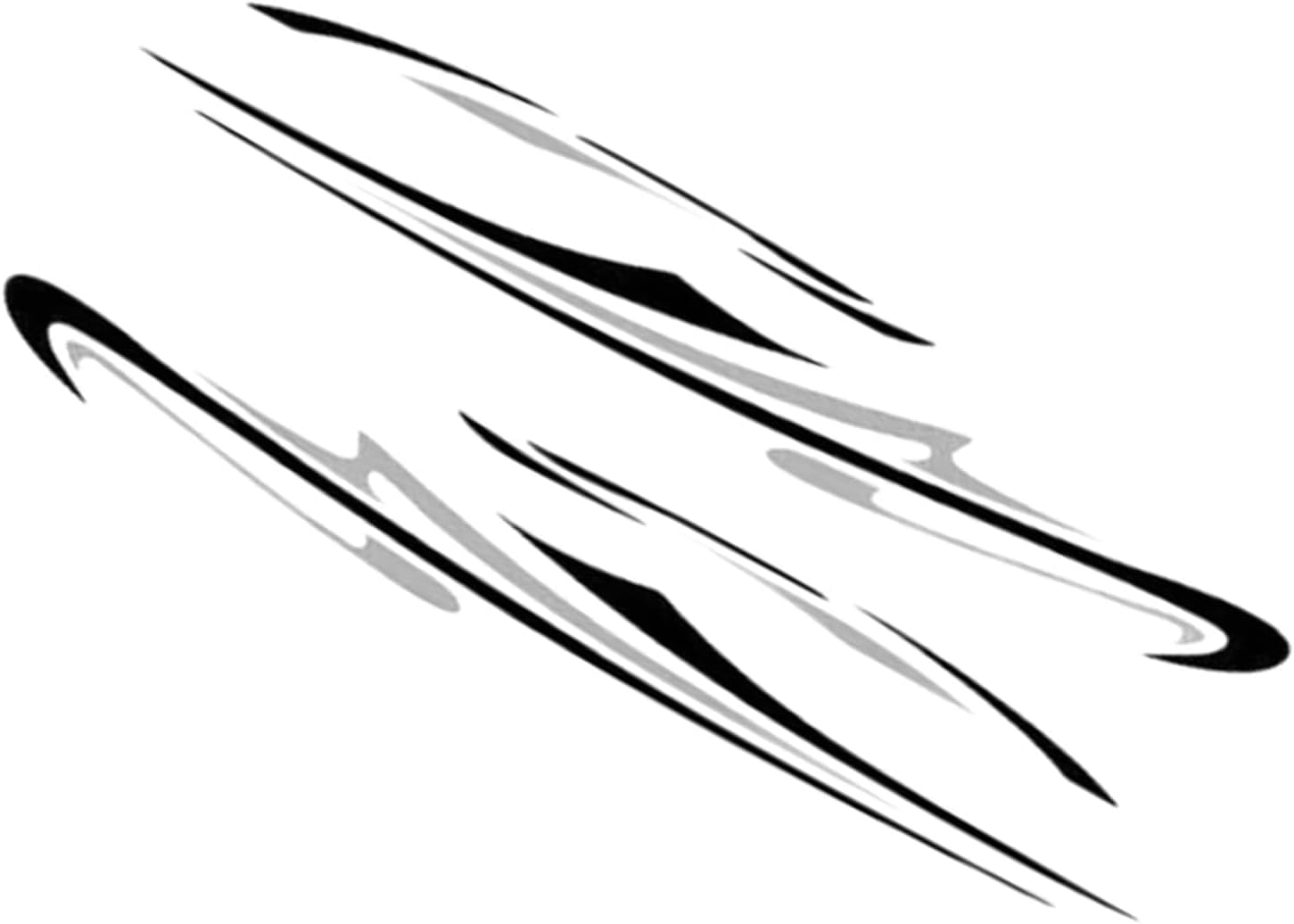 General Motorhomes Side Stripes Sticker Car Body Decoration Waterproof Vinyls Decal Stickers for Caravans Campers Pickup