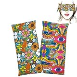 Augenkissen Yoga Pack 2 - Hippie | Lavendel Samen und Reis | Yoga, Meditation, Entspannung, für Ihre Augen ..