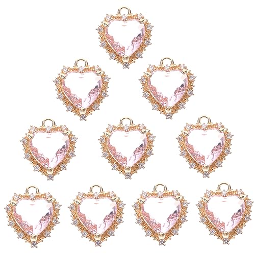 Angoily 10 Pezzi Di Ciondolo Damore Per Braccialetti Collane Accessori Orecchini E Ornamenti