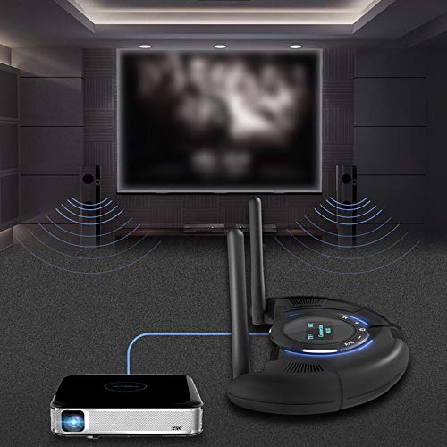 Receptor transmissor sem fio visual com tela de LED para receptor transmissor sem fio AAC SBC APTX H