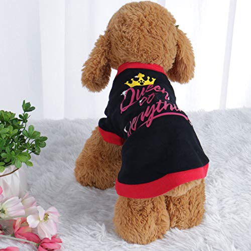Camiseta para perro de algodón uxcell talla L miniatura 2