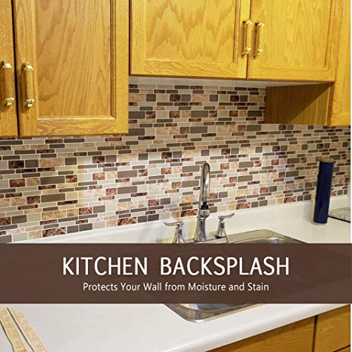 Vamos Tile 10 Sheets Peel and Stick Kitchen Backsplash - 12