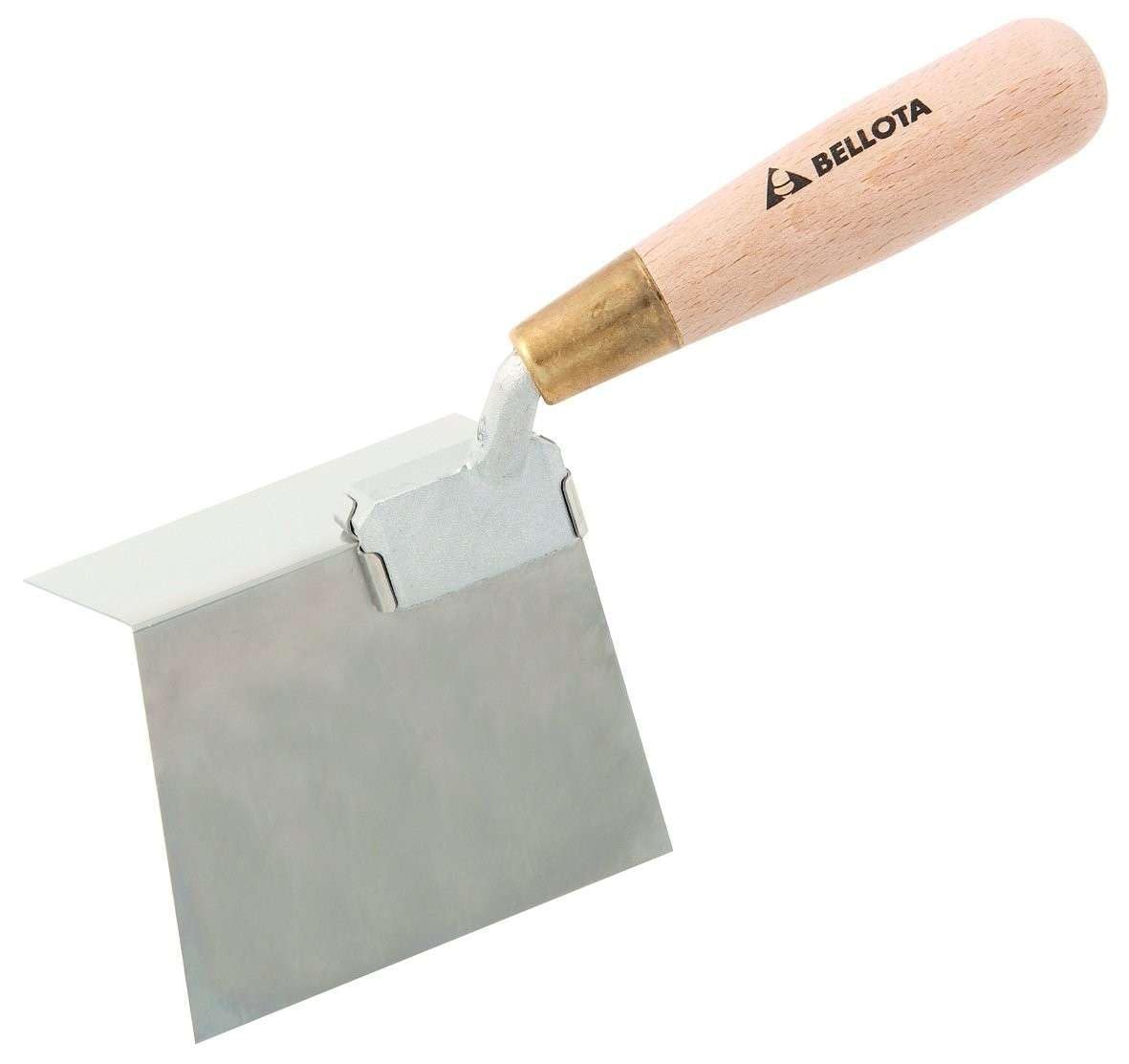 Bellota 5896-E - Espátula inoxidable llana para esquinas y ángulos exteriores