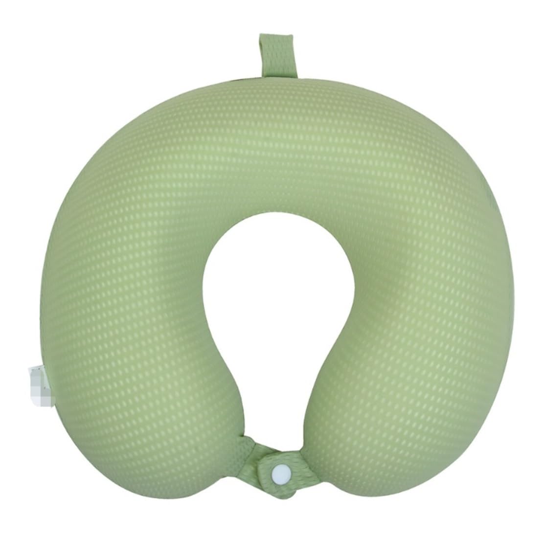Portatile Cuscino da Viaggio Cuscino da Viaggio in Memory Foam, per Il Collo, Supporto per La Testa E, per Aereo Ufficio Casa Morbido(Grün)