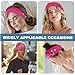 Uorisanigo Nursing Headbands for Women Non Slip with Button 2 Pack Pink Bear Docter Hope Ear Savers for Face Masks Wide Headband Women's and Men's Turban Headwear for Work
