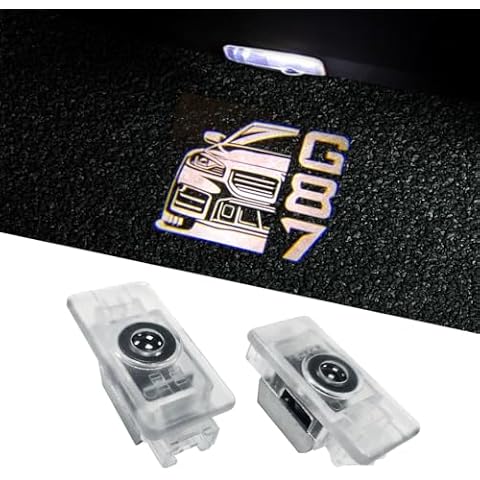 uuakarin 2Pcs Car Door Logo Lights Compatible with BMW M2 G87 2023-PRESENT Car Accessories Welcome Courtesy Projector Light LED Ghost Shadow Lights Puddle Lamp (M2-01) Cover