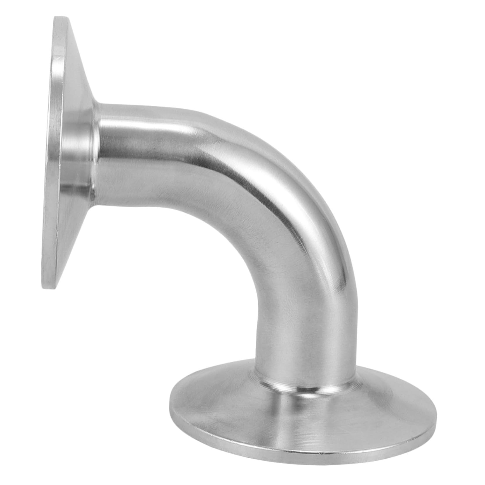 Cabilock Stainless Steel 90 Degree Elbow Sanitary Pipe Connector Quick Connect Fitting