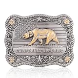 Elnwnnkc Einzigartige Geschnitzte Bären Gürtelschnalle Taillenzubehör Verstärkter Metallstrukturverschluss Für Herren Pressreparatur Einfach Zu Installierender Gürtelverschluss