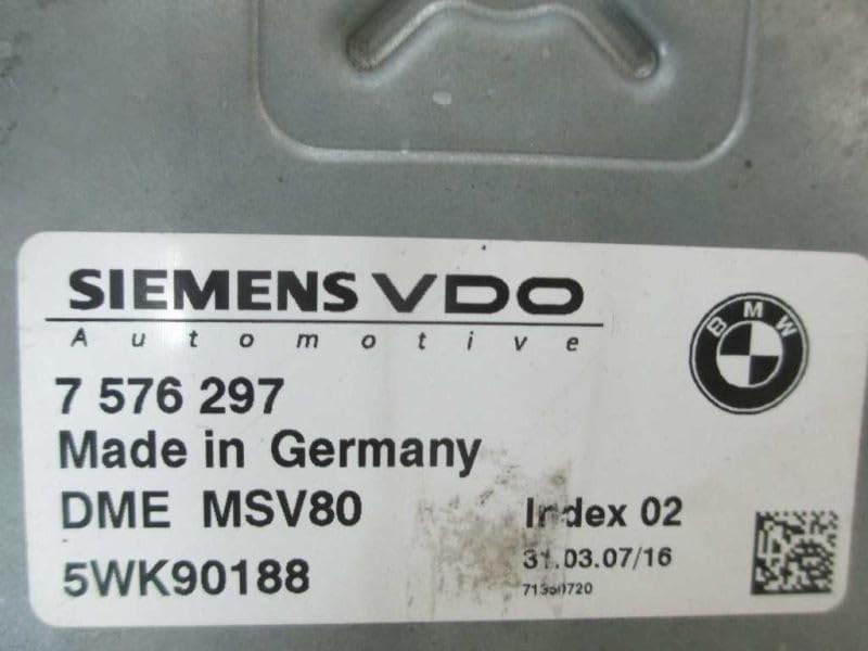 Engine ECM Electronic Control Module 3.0L Fits 07-10 Compatible with BMW 328i 7 576 297 7576297
