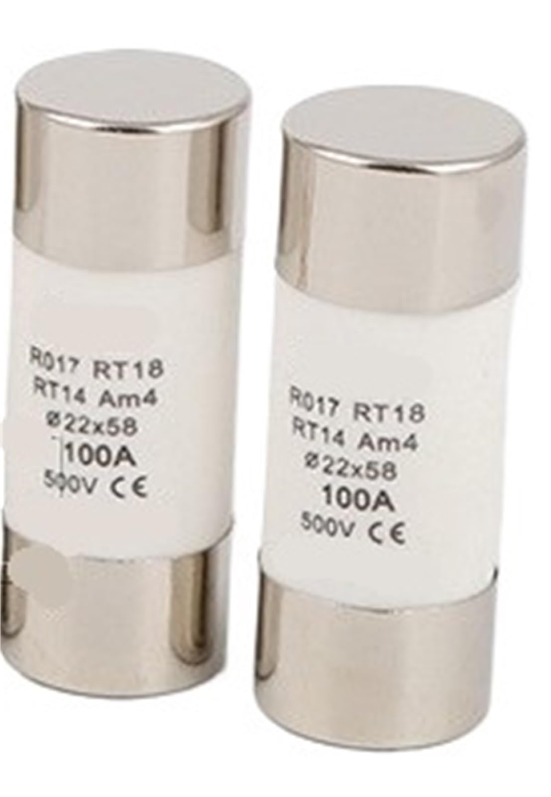 Fusibles RT18 RT14 RO17 Am4 22x58 de 32A à 125A 500V avec corps en céramique haute performance