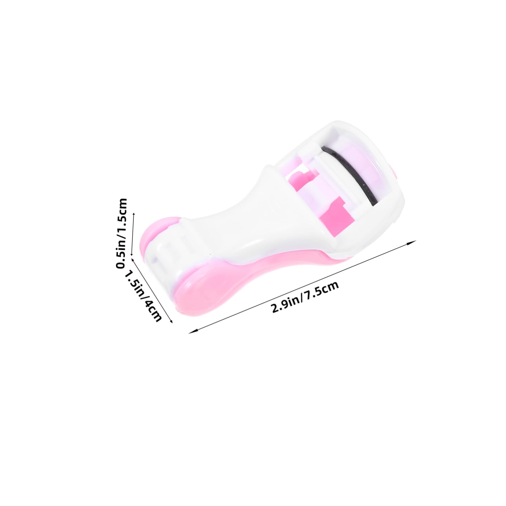 VALICLUD 2pcs Push Eyelash Curler for Women Portable Makeup Travel Eyelash Clip Curlers for Beauty