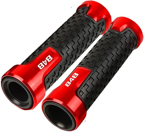 Empuñaduras de moto para D-ucati 848 EVO 2007 2008 2009 2010 2011 2012 2013 848 mano motocicleta CNC manillar empuñaduras extremos