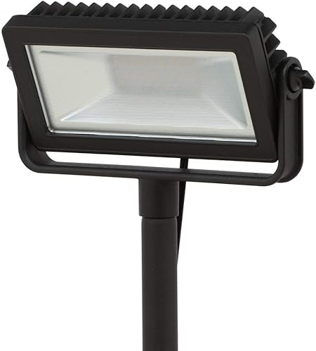 HB -101 Hampton Bay Luz de inundación LED integrada de bajo voltaje para exteriores con 3 niveles de intensidad