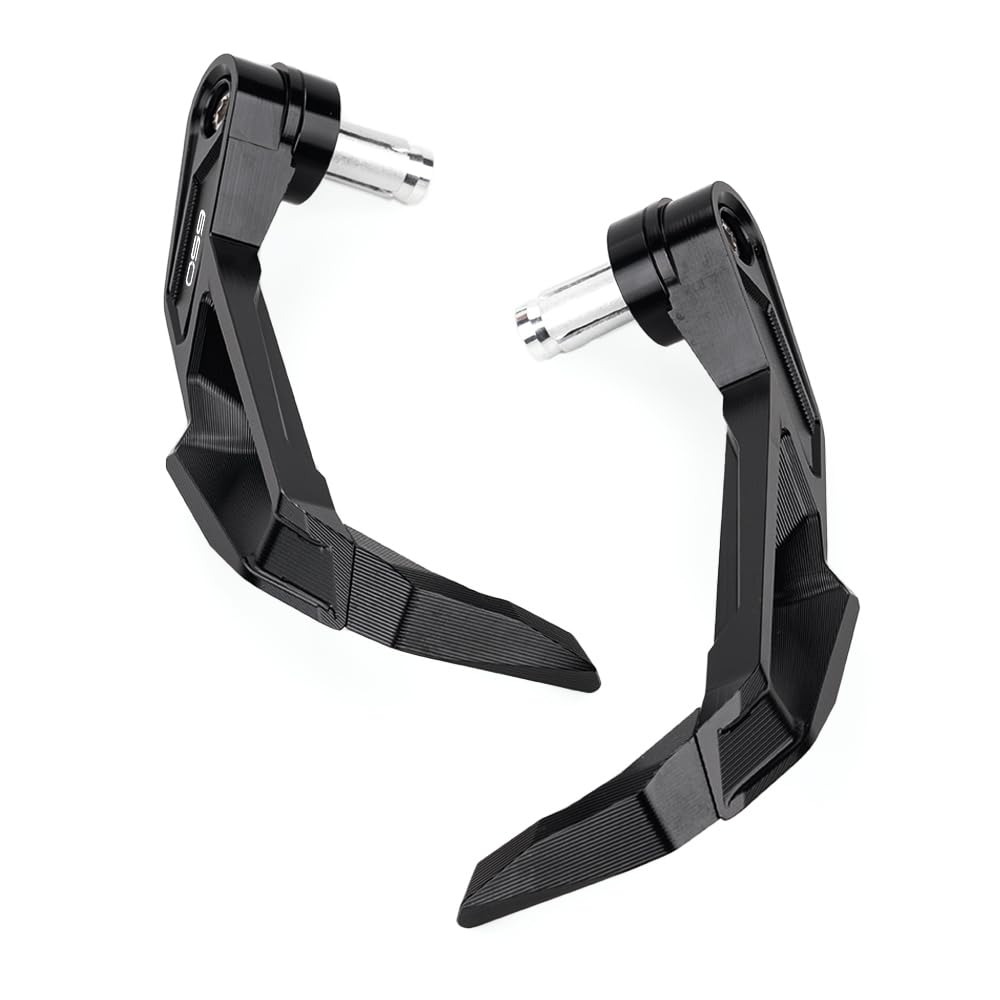 Adatto per Z650 Z 650 Ninja650 Ninja 650 650R 2017-2025 2024 Protezione per manopole in alluminio per moto, leva freno, leva frizione, protezione per manopole (Nero)