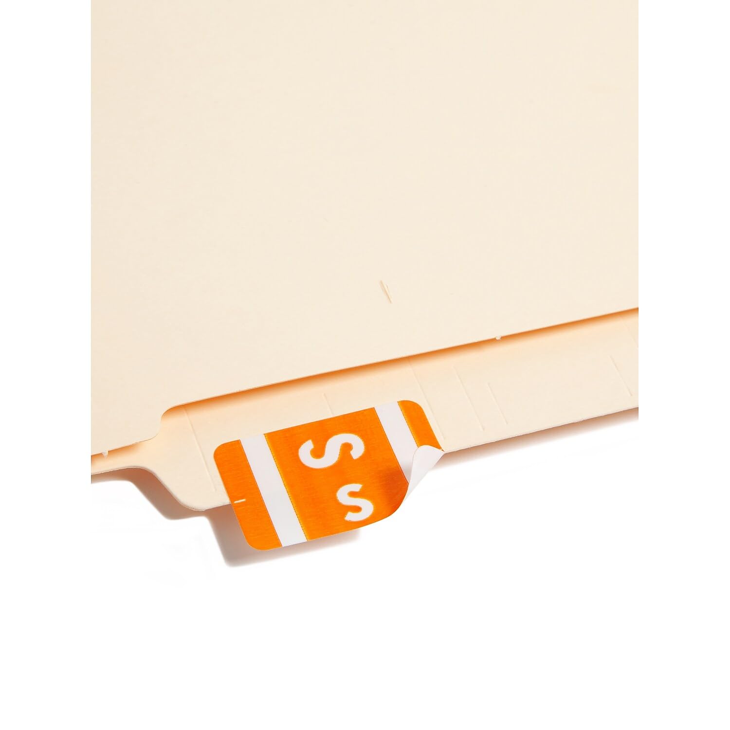 Smead AlphaZ ACCS 67189 Farbcodierte Buchstaben, Buchstabe S, Orange, 100 Etiketten pro Packung