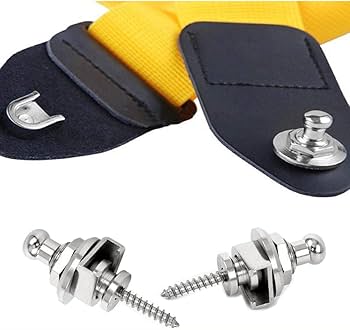 Amazon | サムコス 金属製ギター ストラップ ロックピン ロック エレキ