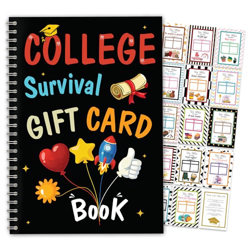 Gift Card Holder Book 2026, College Gifts for Girls, Open When Envelopes Care Package for College Students, Gift Card Booklet, Card Book