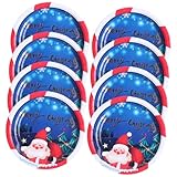 Assiettes décoratives : motif père noël, thème de noël, pour une fête unique et originale. idéales pour toutes sortes d'occasions. assiettes en carton pour les fêtes