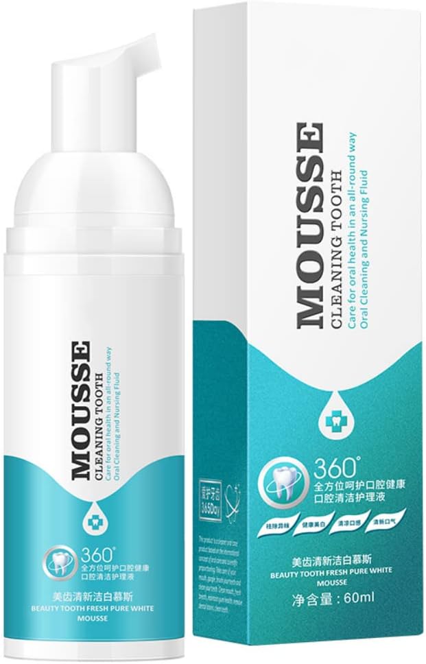 HocossyTeeth Mousse Foam Toothpaste Teeth Whitening Remove Tooth Stains Cleaning Fresh Breath