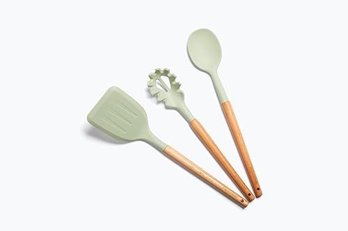 Miniatura 5 de Juego de utensilios de cocina antiadherentes de 13 piezas con juego de utensilios de cocina, sin PFOA/PFAS/PTFE (salvia)