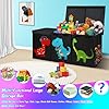 Mabahoo Extra Large Toy Box Chest, Collapsible Storage Organizer with Lids, Sturdy Dinosaur Toybox for Boys Girls, 40"x16"x16" Kids Storage Bin Box Baskets for Living Room, Playroom, Bedroom, Nursery #2