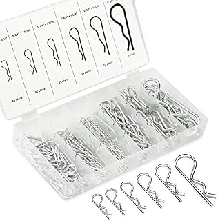 Neiko 50457A Hair Assortment Kit, 150 Piece | Zinc Plated Steel Clips |