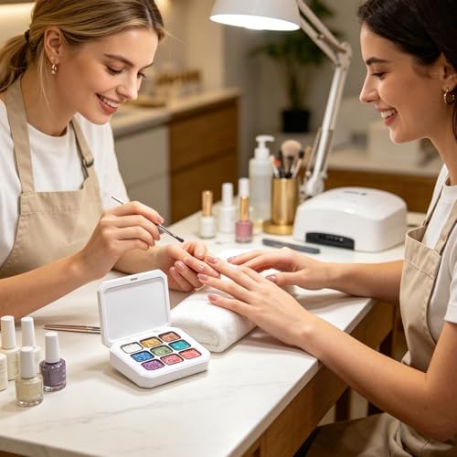 Esmalte de uñas de 15 ml con efecto degradado intenso y color vibrante para manicura 3