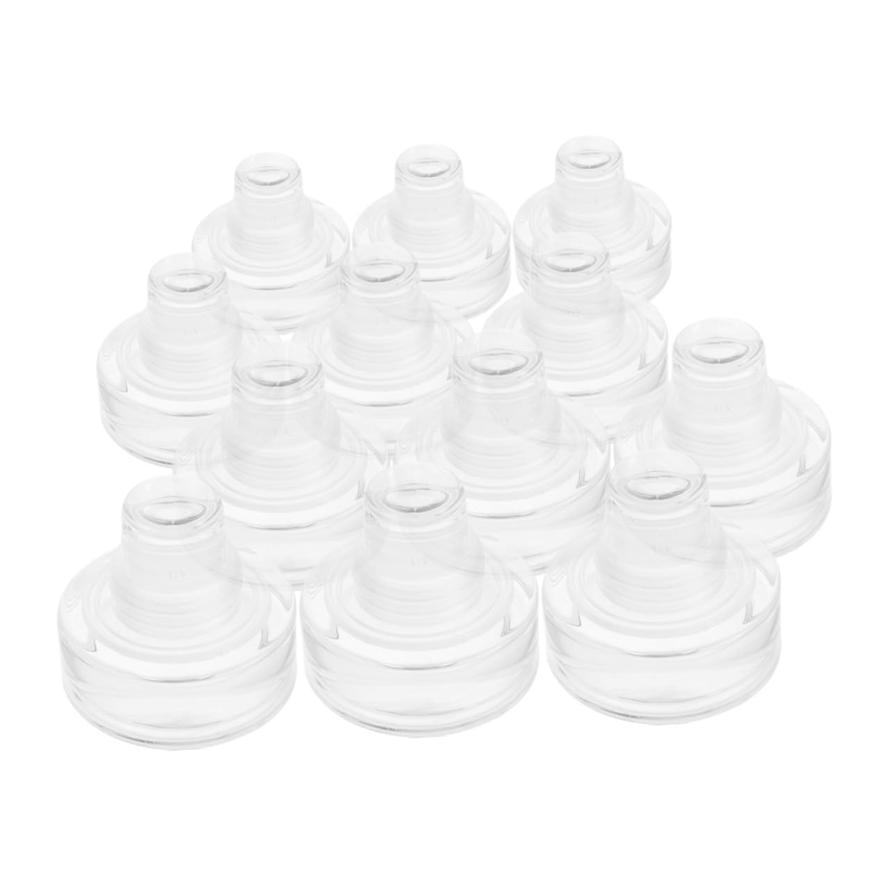 12 piezas Tapón de Vino T-shaped de Vidrio y Flexible Unidades Reutilizables para Sellado Hermético Botellas Conserva Hogar Bar y Restaurante