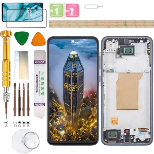 Écran LCD Samsung Galaxy A35 5G sans Traces de Doigts Vitre Tactile Noire