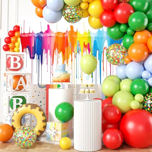 Fondo fotográfico multicolor 84x60 pulgadas para estudio miniatura 3