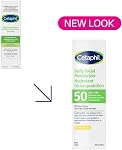 Crème hydratante quotidienne pour le visage Cetaphil SPF 50, crème hydratante pour le visage avec SPF, protection à large spectre UVA et UVB pour tous les types de peau, sans huile, recommandée par des dermatologues, 50 ml