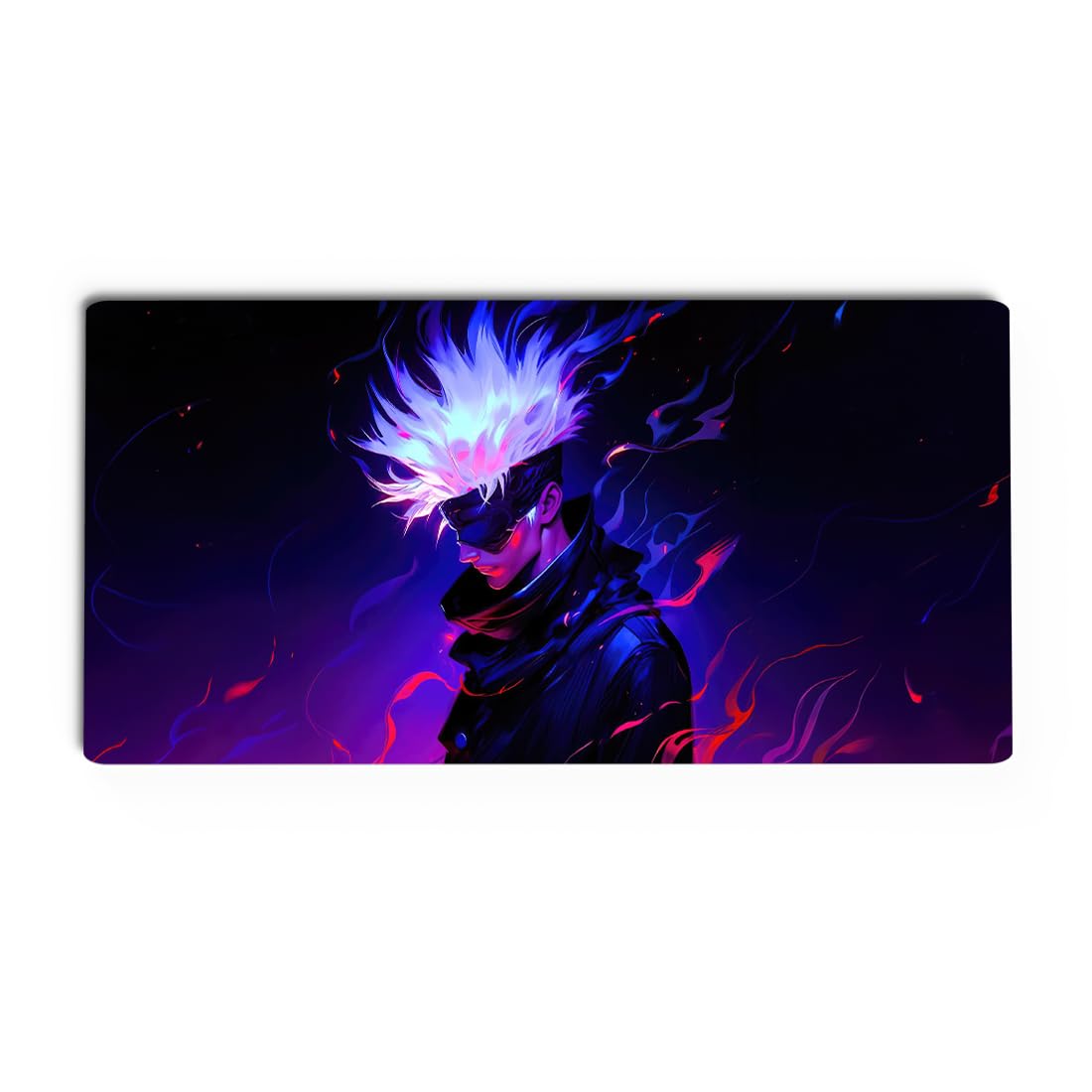 Gifting Domus Anime Large Mouse Pad 11x23 Inch | Satoru Gojo Colorful Art Gaming Desk Mat | 3mm Thick with Anti-Skid Rubber Base | Includes 10 Free Anime Vinyl Stickers | Ideal for Laptop, PC use (B0DG6W56WT) Amazon Price History, Amazon Price Tracker